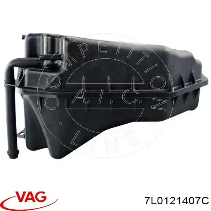 Бачок системи охолодження двигуна розширювальний VAG 7L0121407C ціна, від 38.01 USD