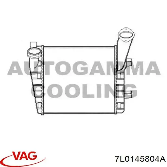 7L0145804A VAG Охолоджувач наддувочного повітря