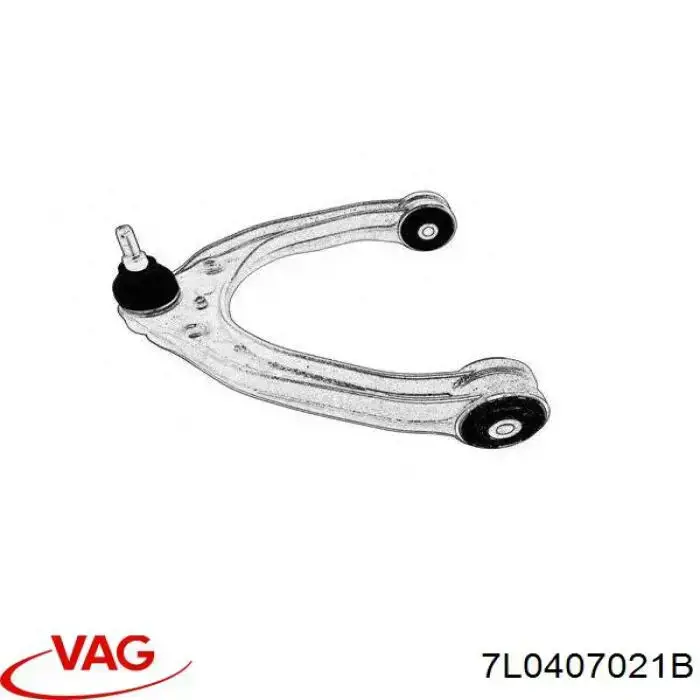 Купити 7L0407021B VAG Важіль передньої підвіски верхній, лівий/правий