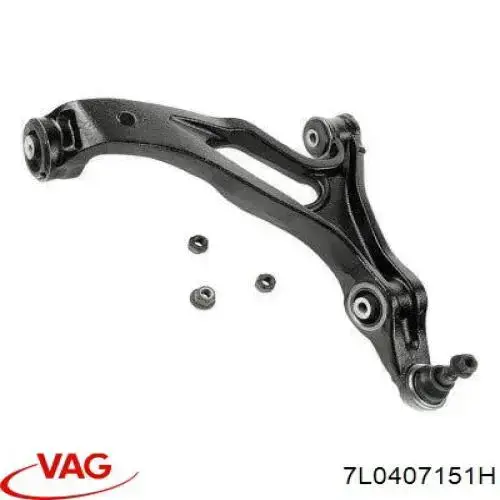 Важіль передній лівий VAG 7L0407151H ціна, від 70.98 USD