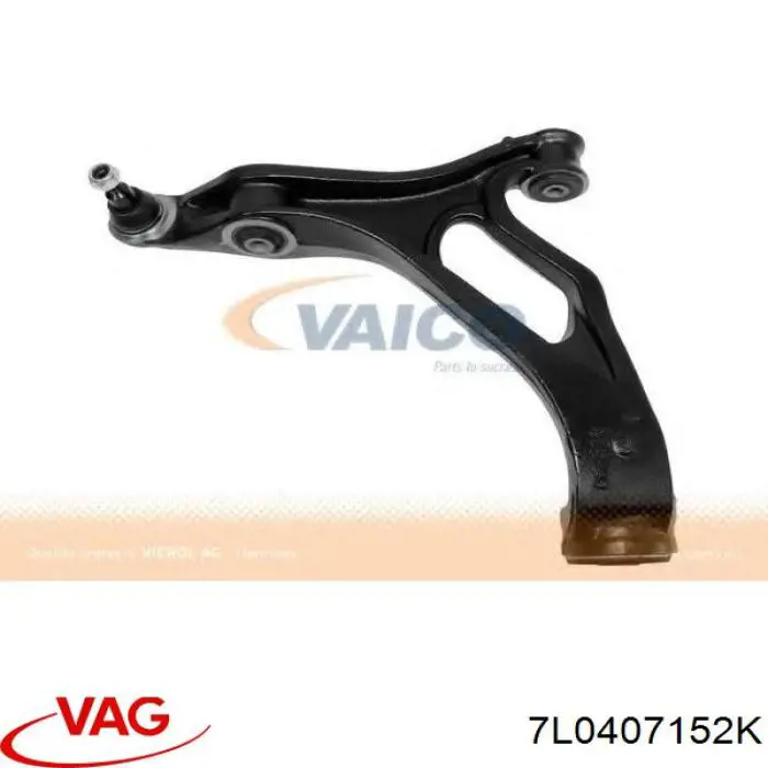 Купити 7L0407152K VAG Важіль передньої підвіски нижній, правий
