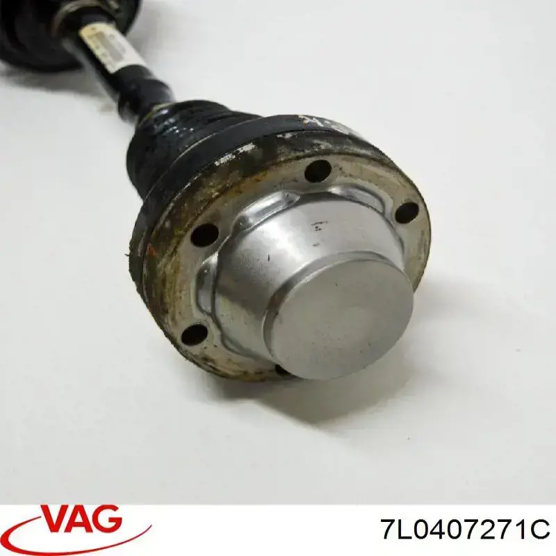 Купити 7L0407271EX VAG Вісь передня в зборі