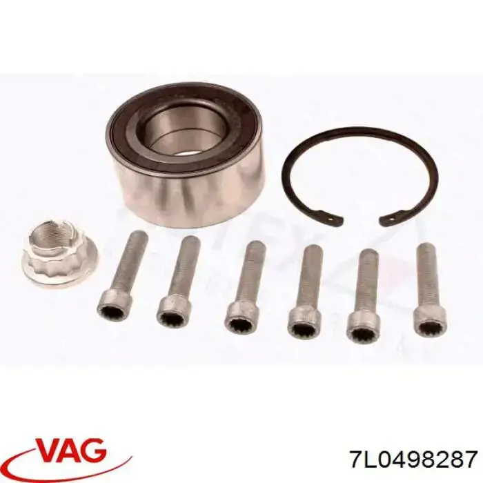 Підшипник маточини передньої/задньої 7L0498287 VAG