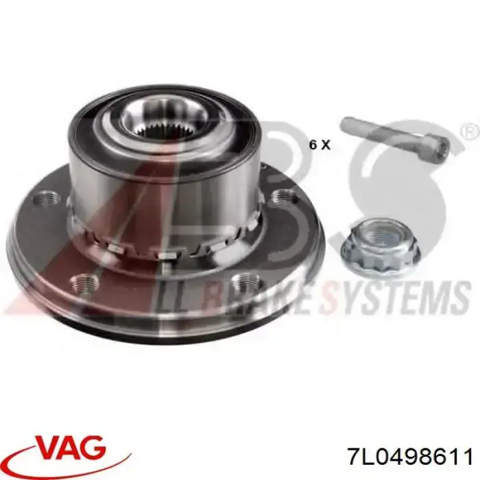 7L0498611 VAG Маточина (передня)