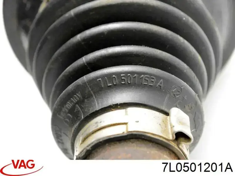Купити 7L0501201A VAG Піввісь задня