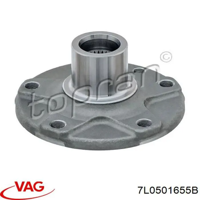 Купити 7L0501655B VAG Маточини передніх коліс