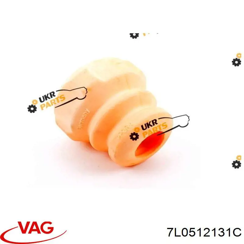 Купити 7L0512131C VAG Буфер-відбійник амортизатора заднього
