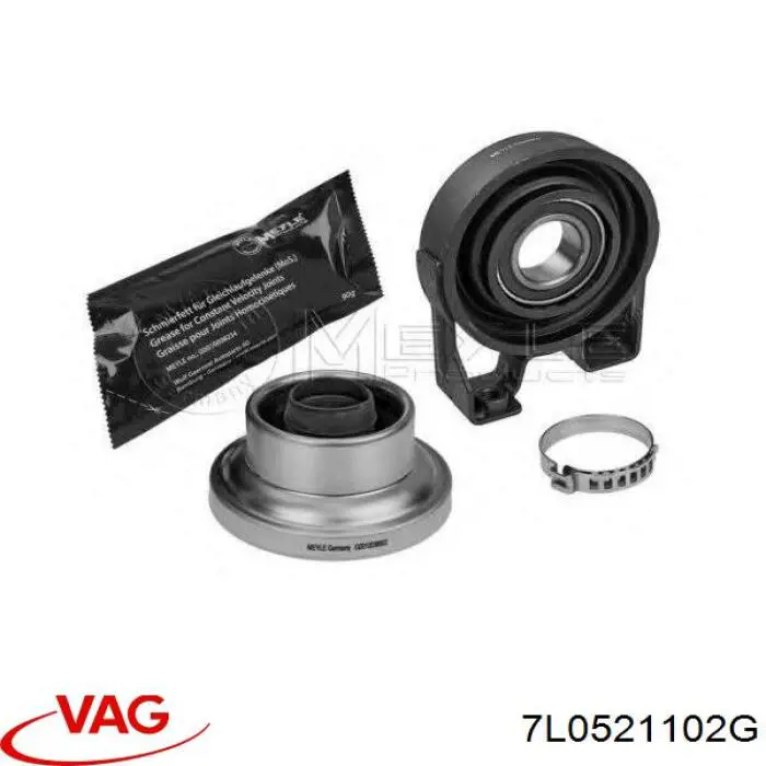 Вал карданний задній, у зборі VAG 7L0521102G ціна, від 252.82 USD