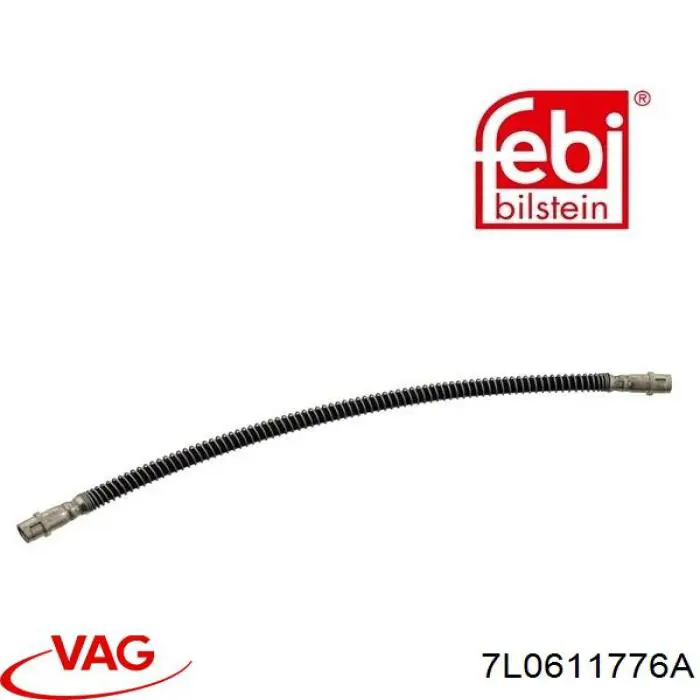 Гнучка гальмівна трубка задня VAG 7L0611776A