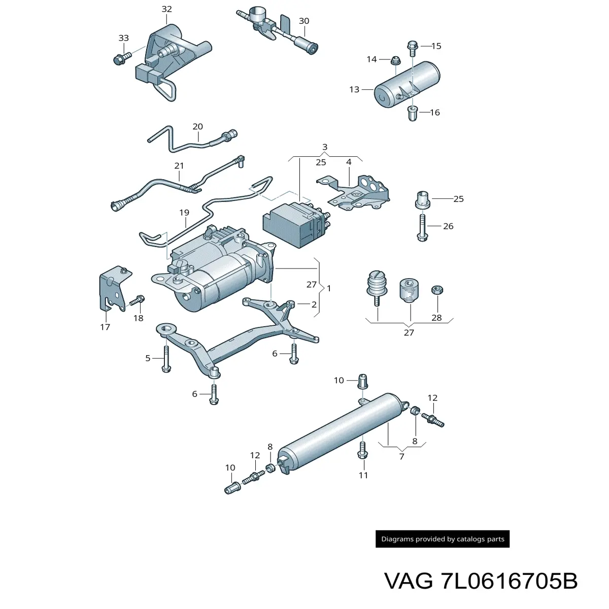  VAG 7L0616705 ціна, від 127.56 USD