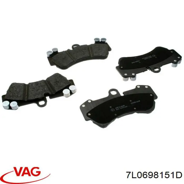 Гальмівні колодки VAG 7L0698151D ціна, від 51.54 USD
