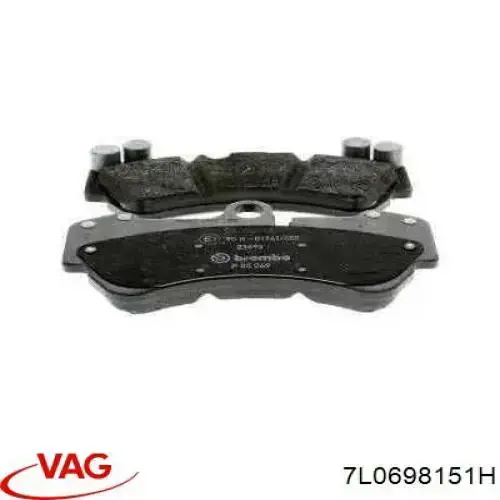 Купити 7L0698151H VAG Колодки гальмівні передні, дискові