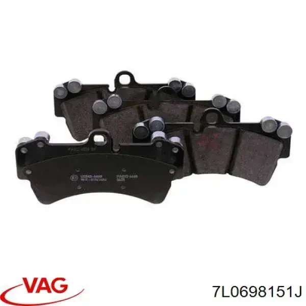 Гальмівні колодки VAG 7L0698151J ціна, від 56.55 USD