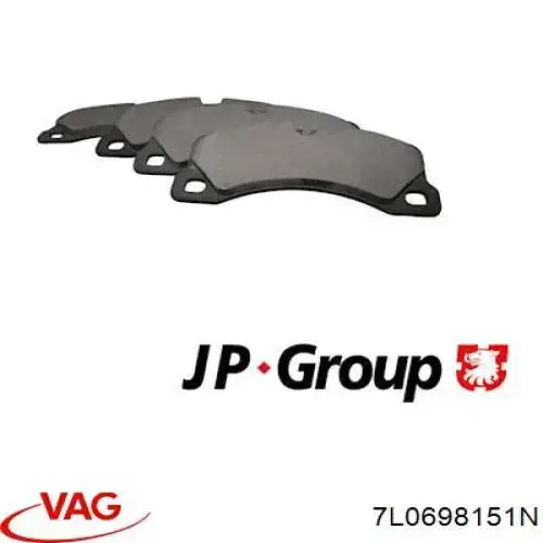Тормозні колодки VAG 7L0698151N