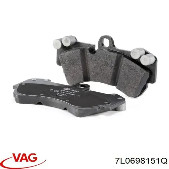 Купити 7L0698151Q VAG Колодки гальмівні передні, дискові