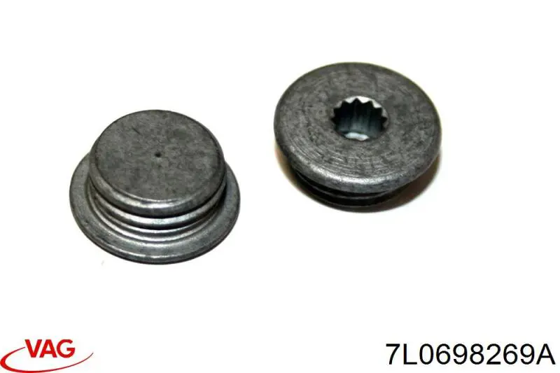 Купити 7L0698269A VAG Комплект пружинок кріплення дискових колодок, передніх