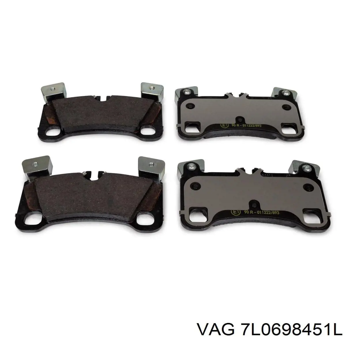Задні гальмівні колодки 7L0698451L VAG