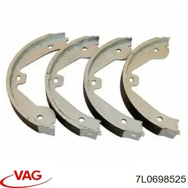 Колодки стоянкового гальма VAG 7L0698525