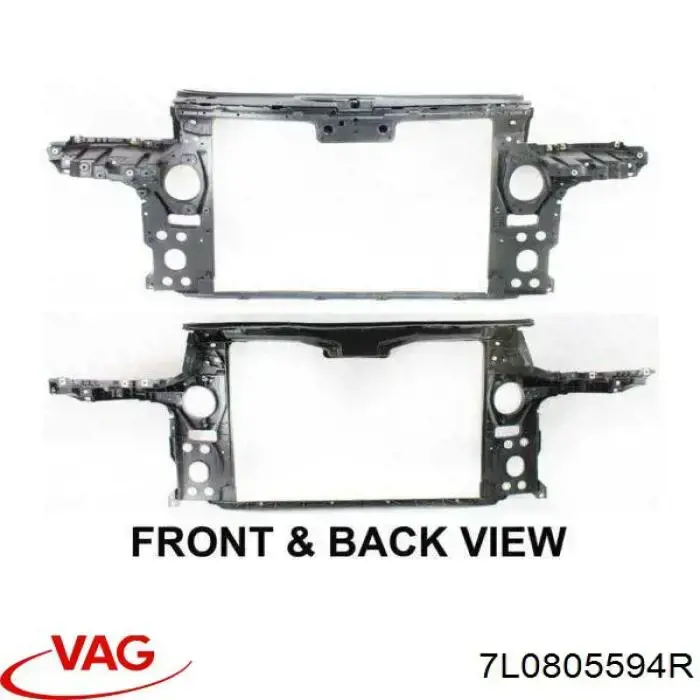 Панель передня VAG 7L0805594R ціна, від 107.61 USD
