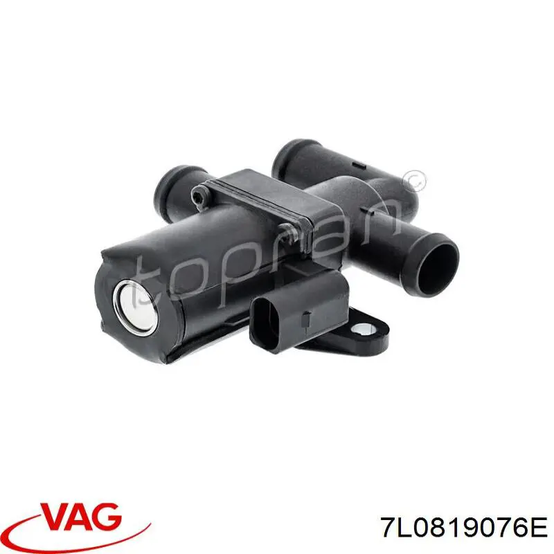 Кран пічки 7L0820989 VAG