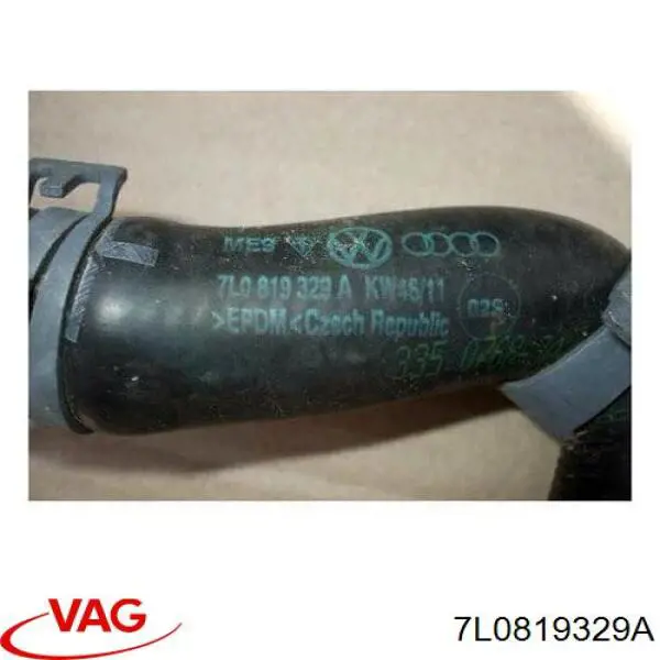 Шланг/патрубок радіатора охолодження, нижній VAG 7L0819329A ціна, від 2.53 USD
