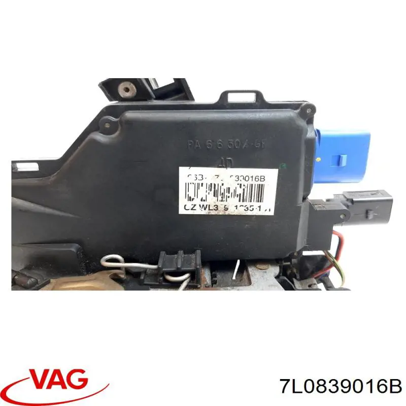 Замок задньої дверї, правої VAG 7L0839016B