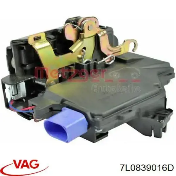 7L0839016D VAG Замок задньої дверї, правої