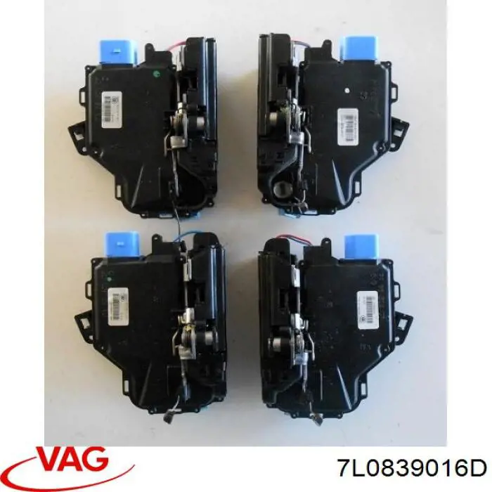Замок задньої дверї, правої 7L0839016D VAG