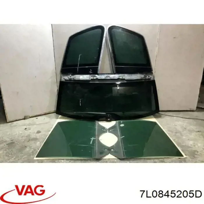 7L0845205D VAG Скло задніх дверей, лівих