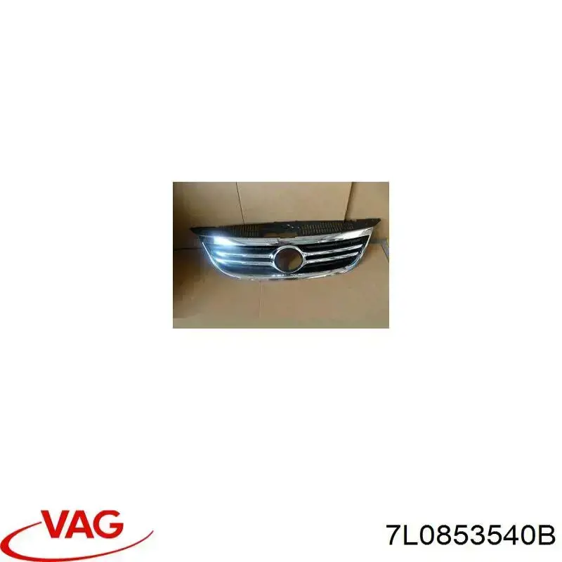 Накладка зовнішня (молдинг) порога, задня права VAG 7L0853540B ціна, від 25.34 USD