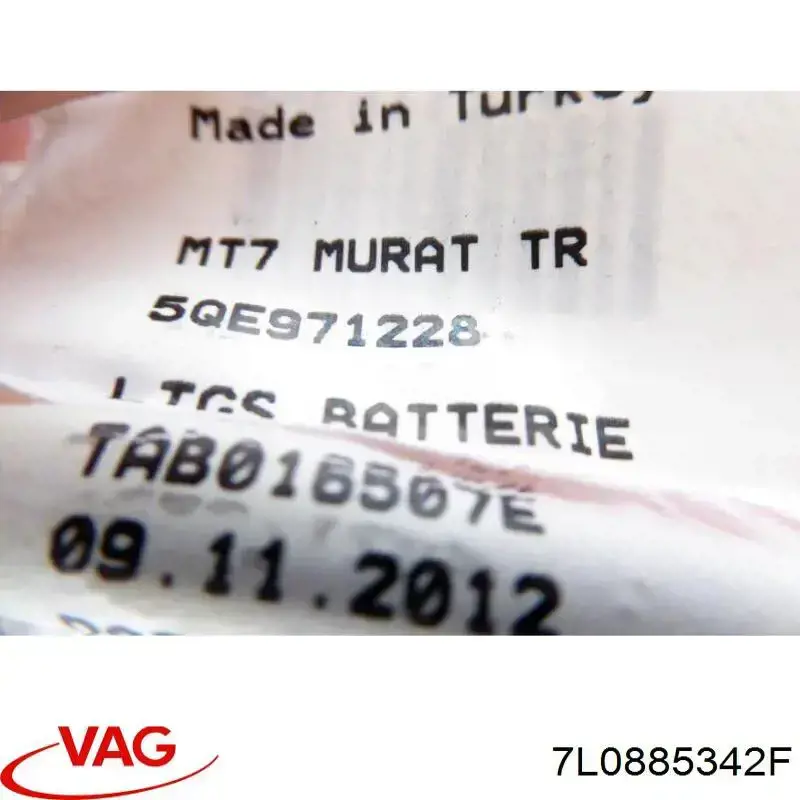 7L0885342F VAG 