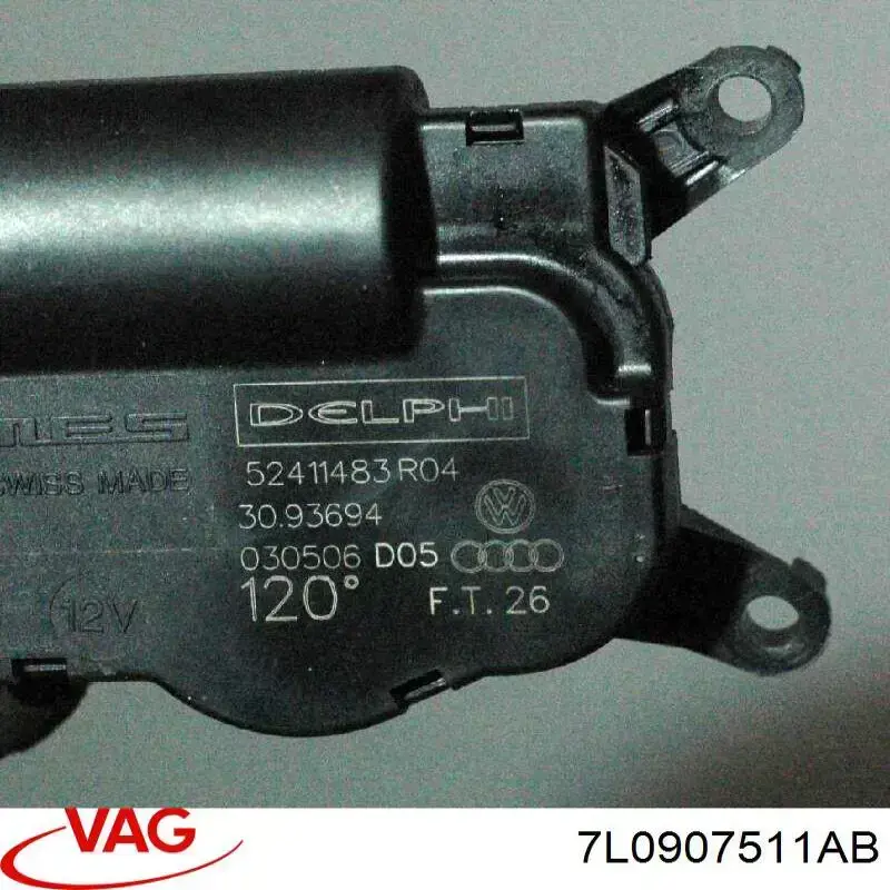 Купити 7L0907511AB VAG Двигун заслінки рециркуляції повітря