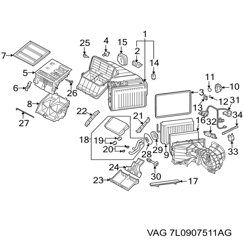  VAG 7L0907511AG ціна, від 11.56 USD