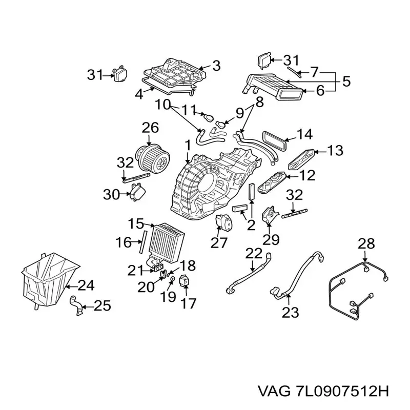7L0907512H VAG 