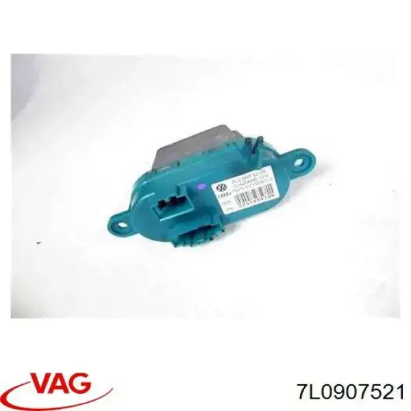 7L0907521 VAG резистор (опір вентилятора пічки, обігрівача салону, задній)