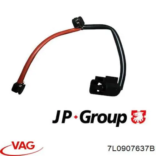 Датчик зносу гальмівних колодок, задній 7L0907637B VAG