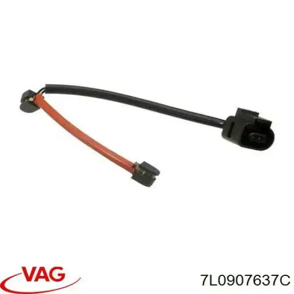 Купити 7L0907637C VAG Датчик зносу гальмівних колодок, задній
