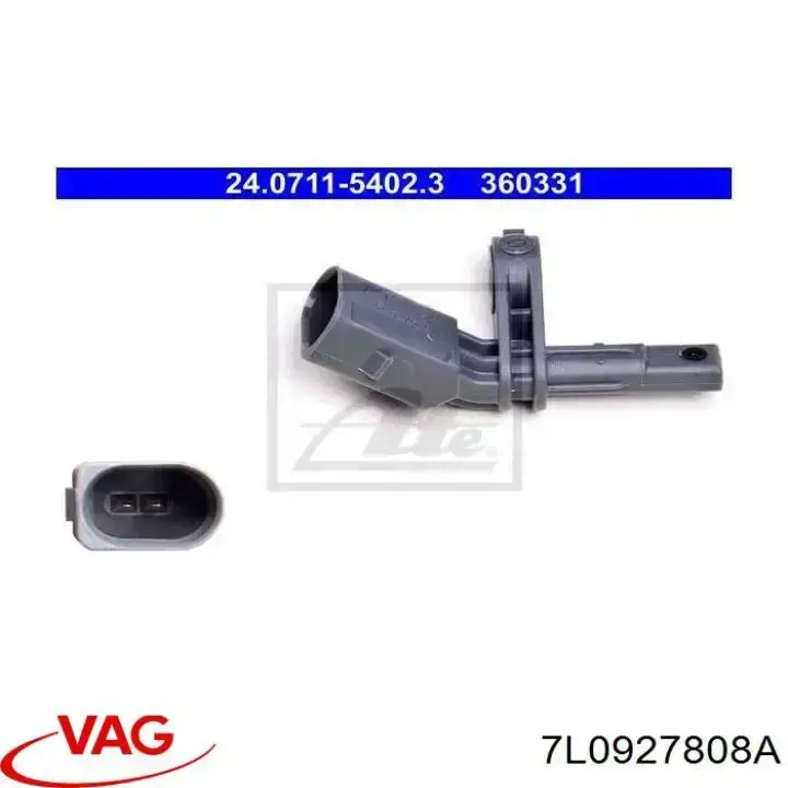 7L0927808A VAG Датчик АБС (ABS) задній правий