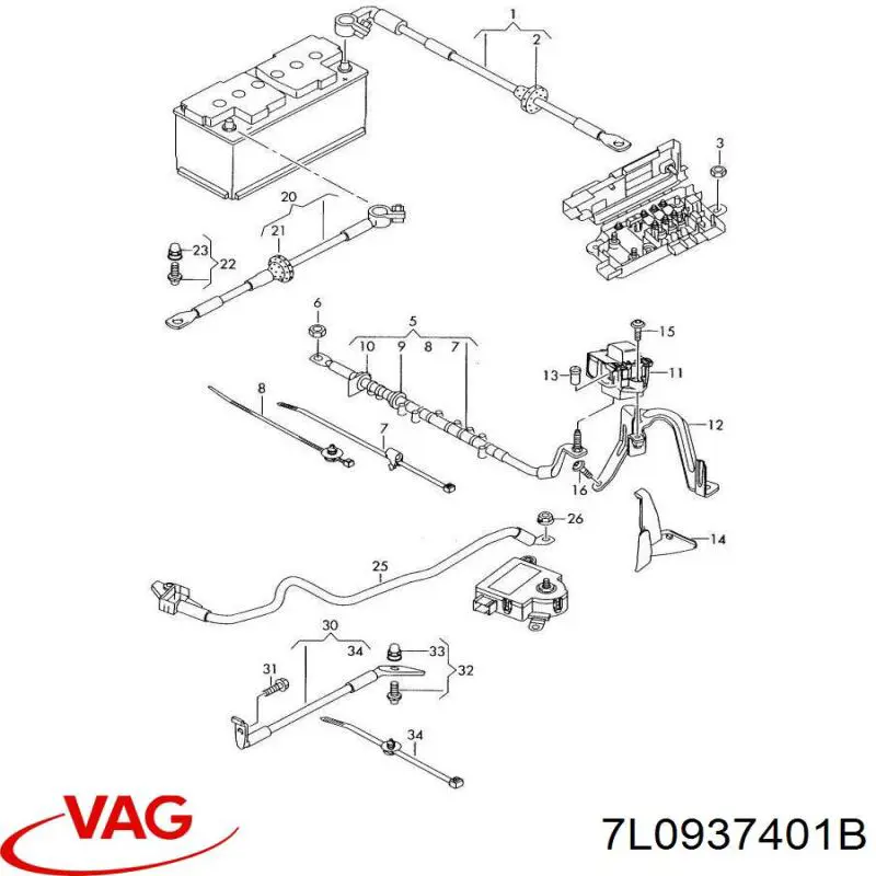  VAG 7L0937401B ціна, від 12.67 USD