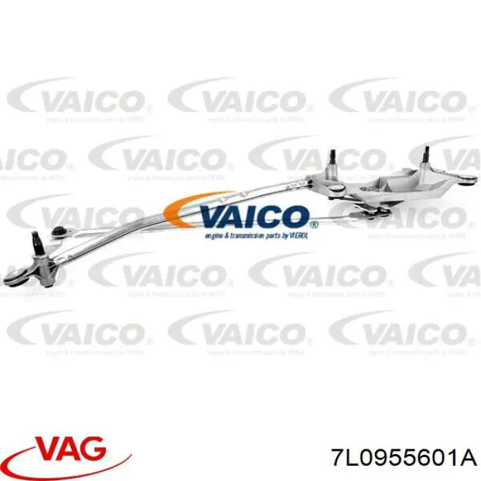 Трапеція щіток лобового скла VAG 7L0955601A ціна, від 113.15 USD