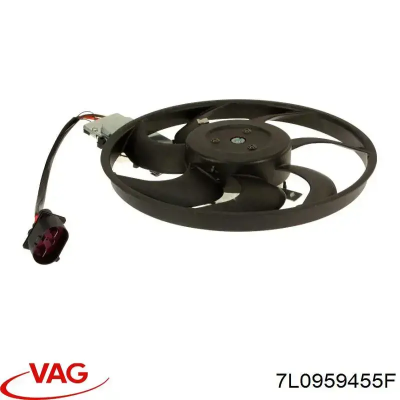 Вентилятор системи охолодження лівий VAG 7L0959455F ціна, від 56.31 USD
