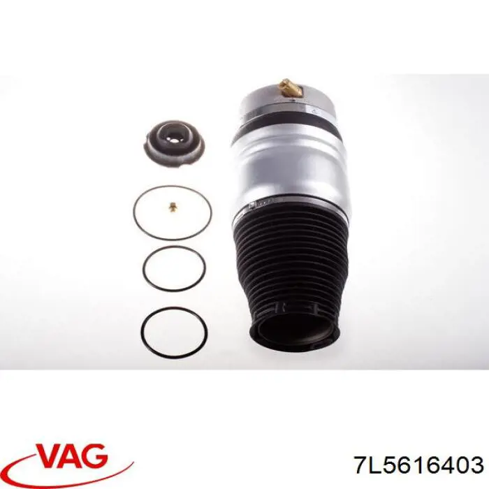 Пневмоподушка/Пневморессора моста переднього VAG 7L5616403 ціна, від 192.98 USD