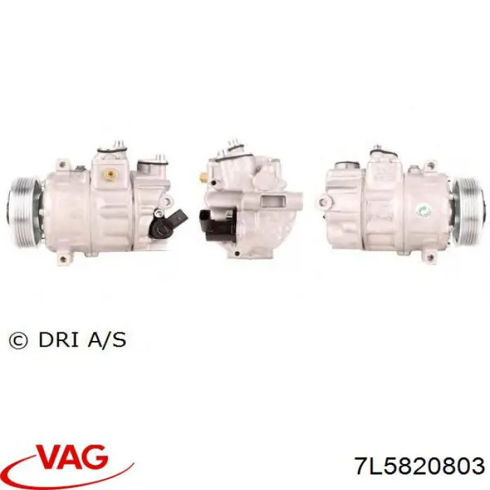 Компресор системи кондиціювання VAG 7L5820803 ціна, від 255.05 USD