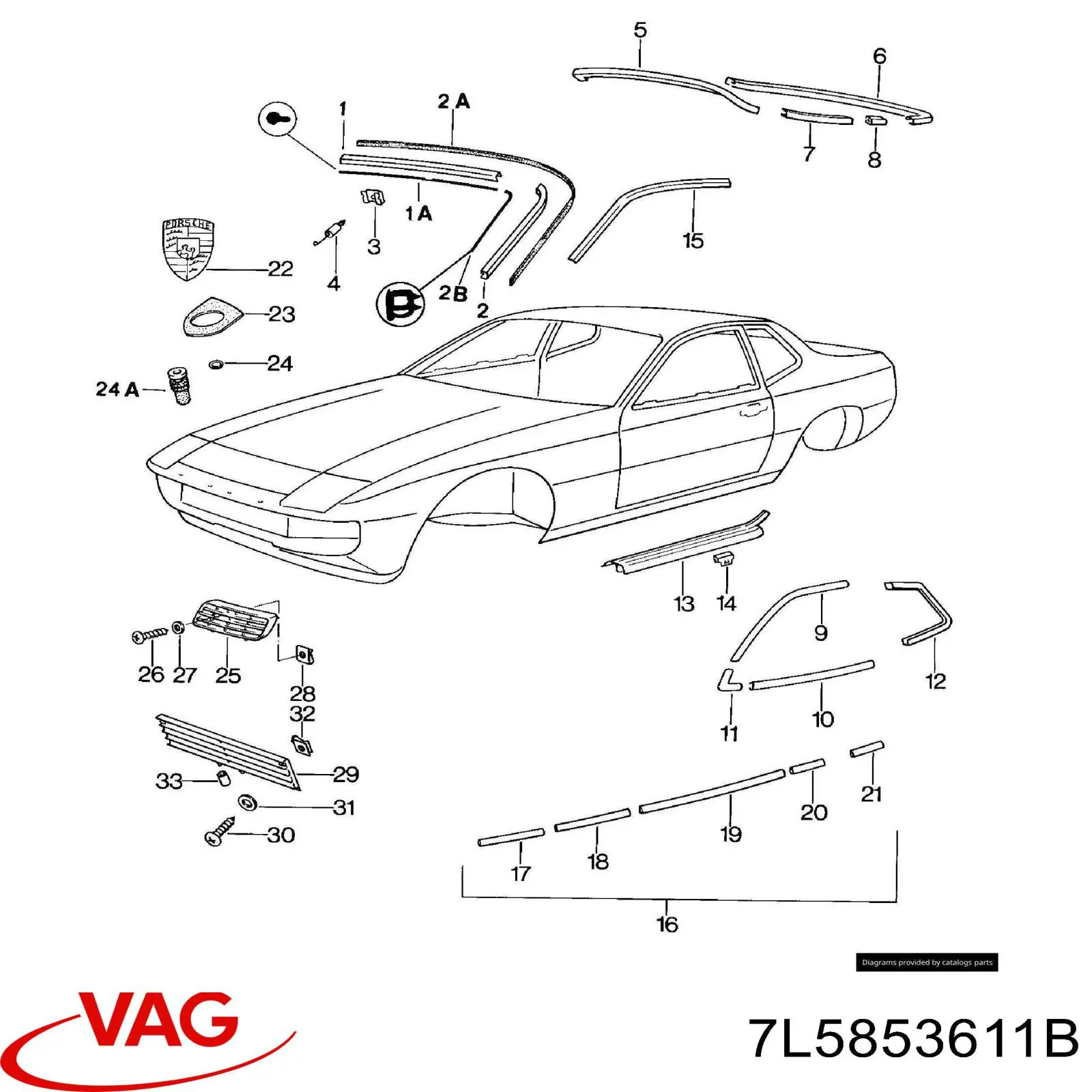  VAG 7L5853611B ціна, від 10.14 USD