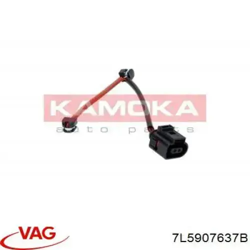 Датчик зносу гальмівних колодок, задній 7L5907637B VAG