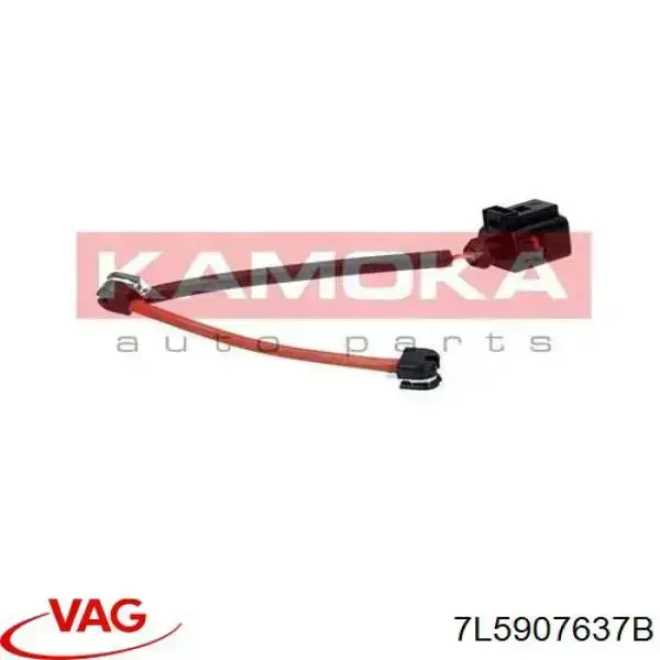 Купити 7L5907637B VAG Датчик зносу гальмівних колодок, задній
