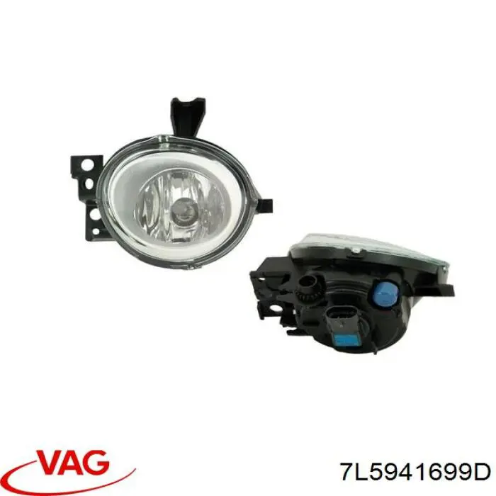 Фара протитуманна, ліва 7L5941699D Diamond/DPA