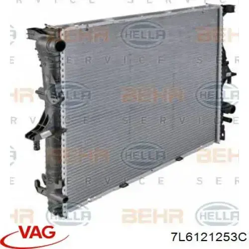 7L6121253C VAG Радіатор охолодження двигуна