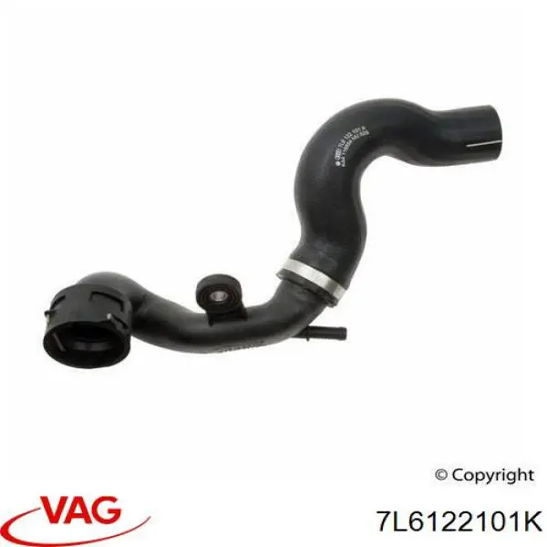 Купити 7L6122101 VAG Шланг/патрубок радіатора охолодження, верхній