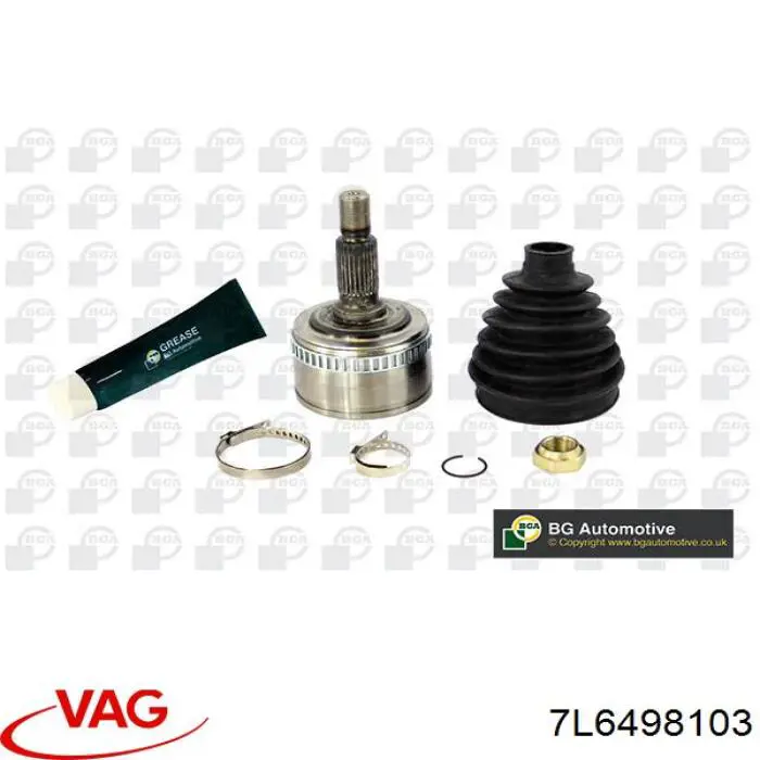 Купити 7L6498103 VAG Граната внутрішня ліва